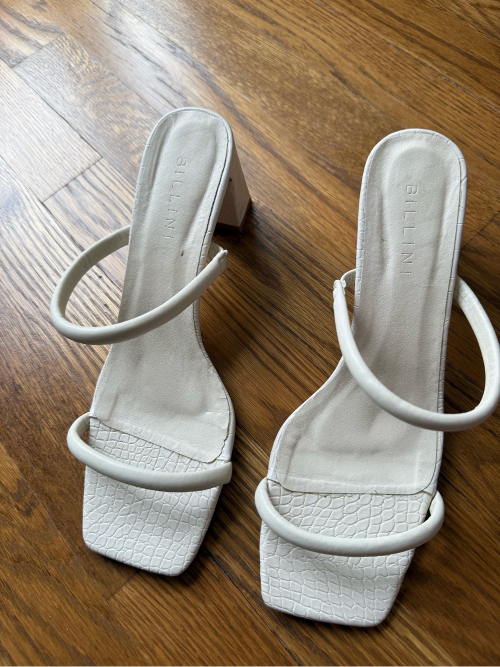 Billini Cream Double-Strap Block Heel Sandals - Picture 2 of 4